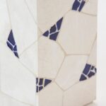 Zelda Irregular Tilework Marble Mosaic Plinth