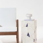 Zelda Irregular Tilework Marble Mosaic Plinth