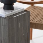 Zelda Geometric Marble Mosaic Plinth