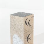 Zelda Nature Inspired Marble Mosaic Plinth