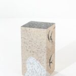 Zelda Nature Inspired Marble Mosaic Plinth