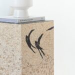 Zelda Nature Inspired Marble Mosaic Plinth