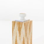 Zelda Linear Abstract Marble Mosaic Plinth