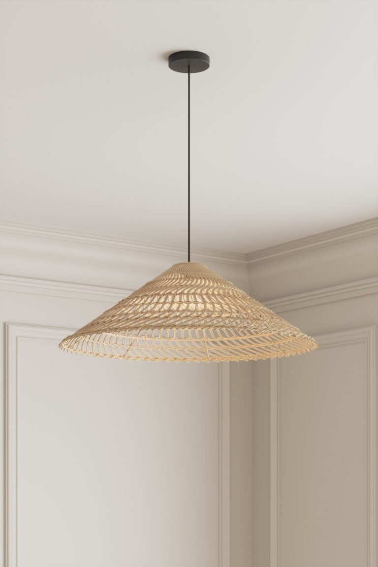 Valora Natural Rattan Ceiling Lamp