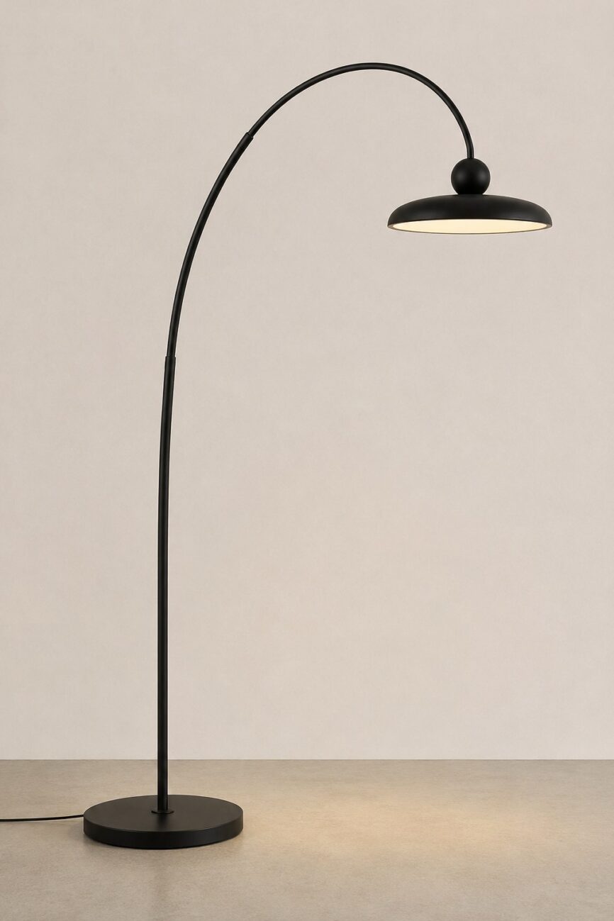 Arco Black Floor Lamp