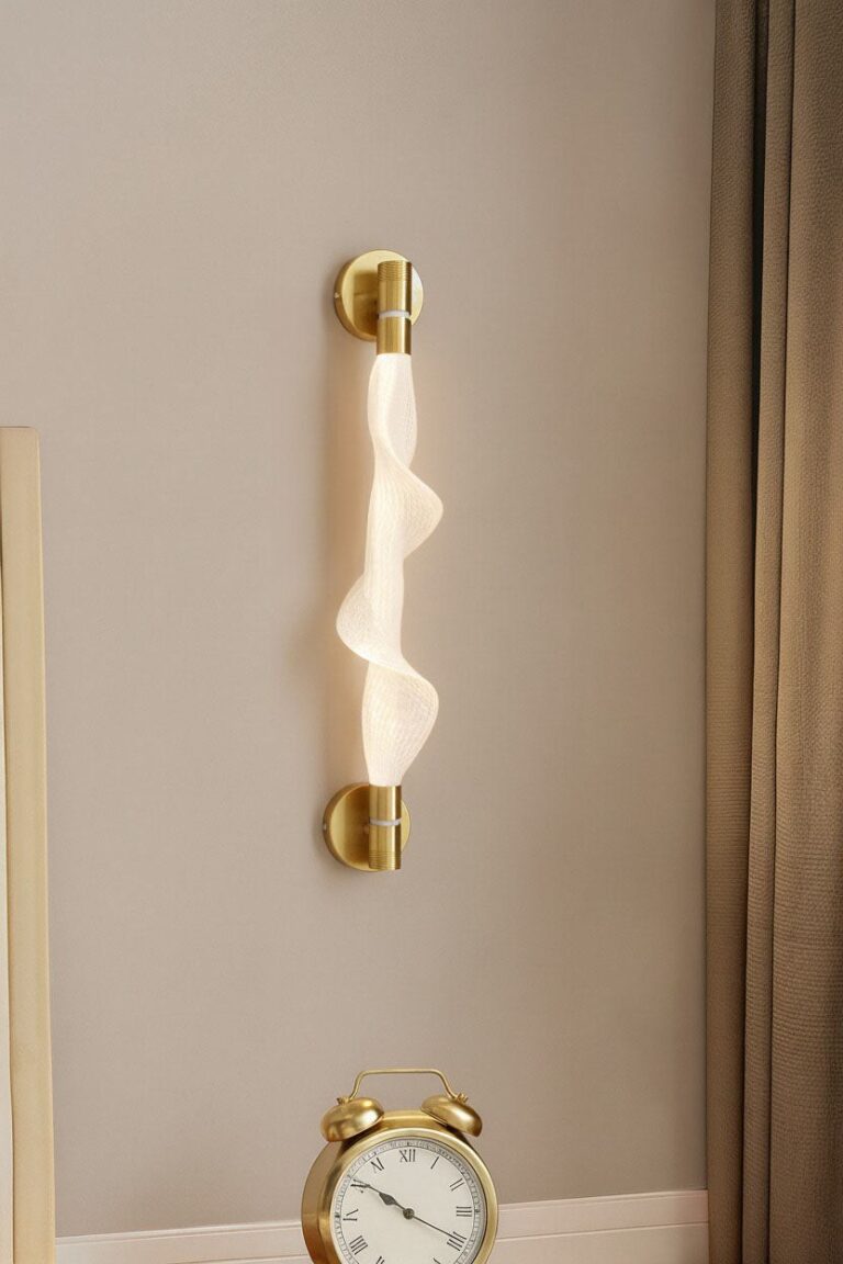 Helice Gold Wall Light