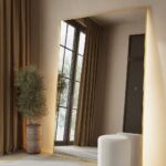 Zara Gold LED Rectangular Mirror