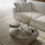 Asteri Travertine Coffee Table