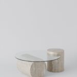 Asteri Travertine Coffee Table