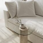 Asteri Travertine Side Table