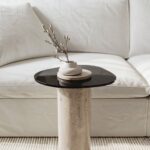 Asteri Travertine Side Table