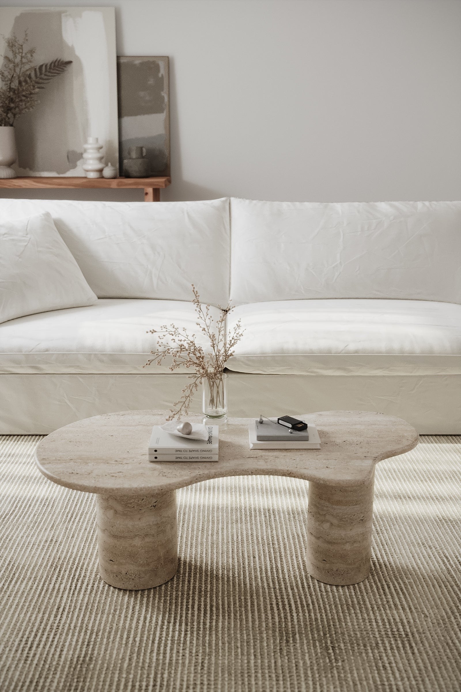 Matera Travertine Coffee Table - Image 2