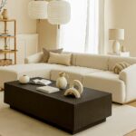 Azalea Black Microconcrete Coffee Table