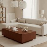 Azalea Mocha Microconcrete Coffee Table