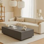 Azalea Midnight Grey Microconcrete Coffee Table