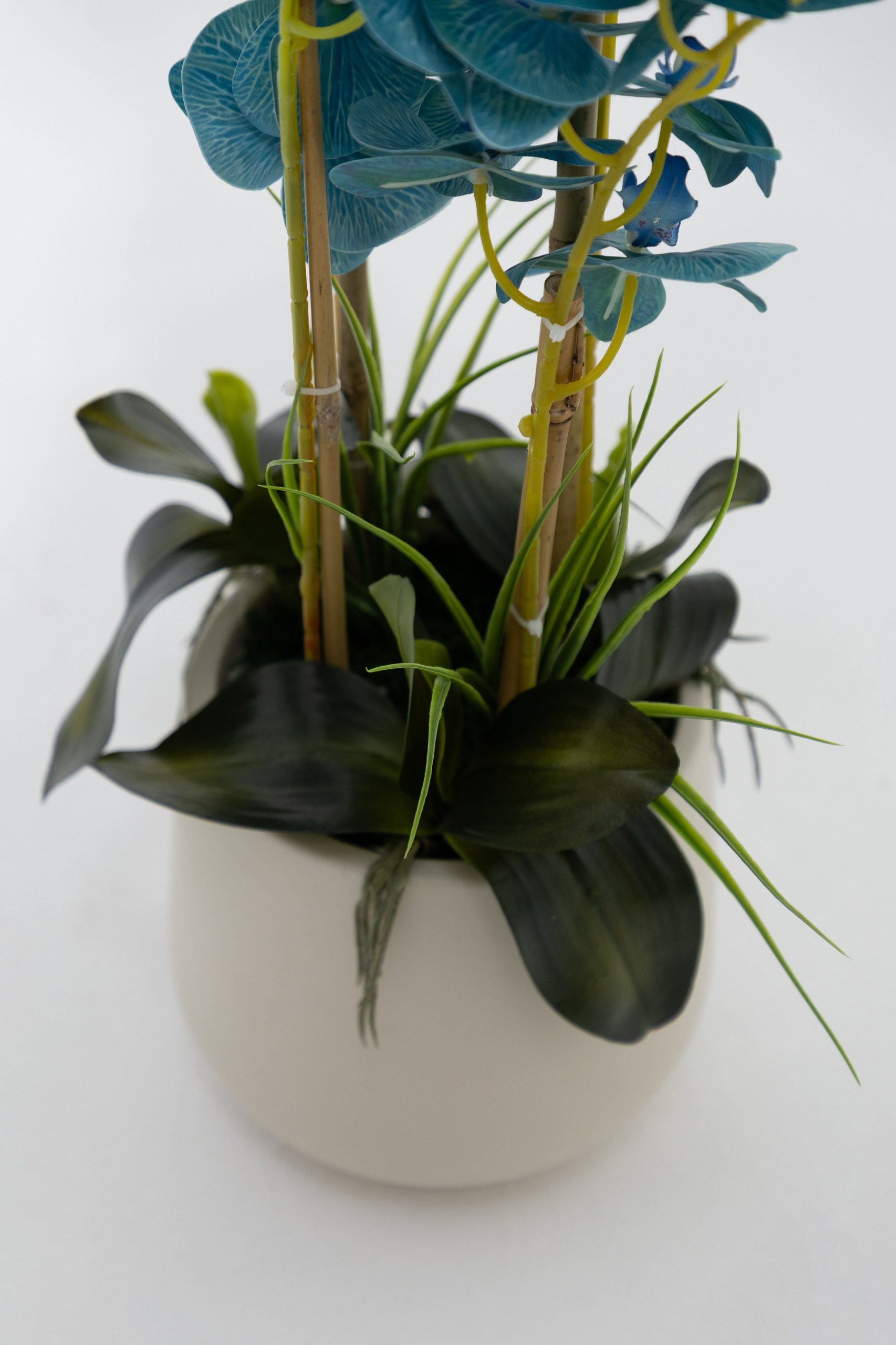 Artificial Blue Orchids (85CM) - Image 3