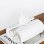 Alvara White Curve Tissue Holder