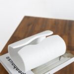 Alvara White Curve Tissue Holder
