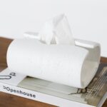 Alvara White Curve Tissue Holder