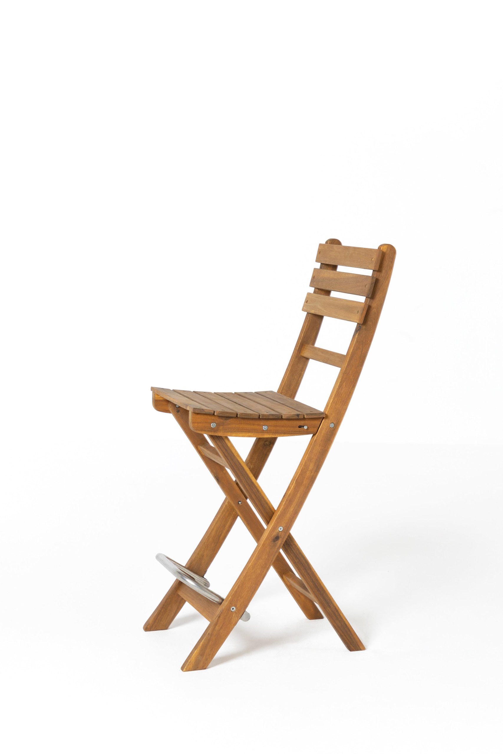 Ravo Golden Teak Bar Chair (Pack of 2)