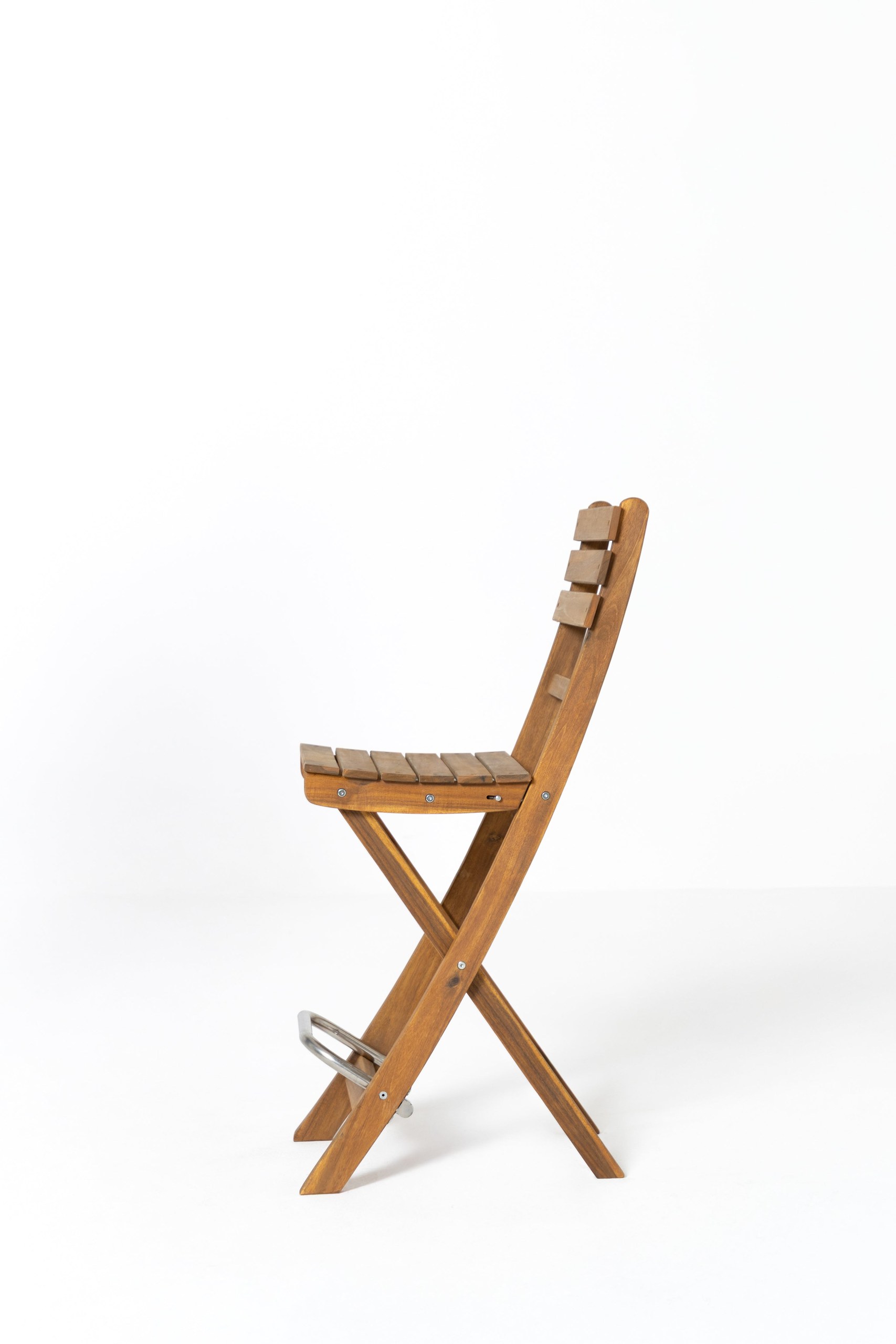 Ravo Golden Teak Bar Chair (Pack of 2) - Image 4
