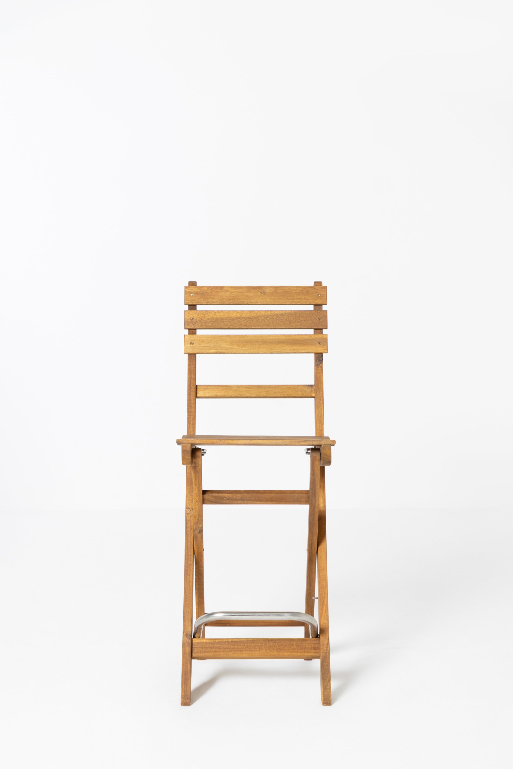 Ravo Golden Teak Bar Chair (Pack of 2) - Image 7