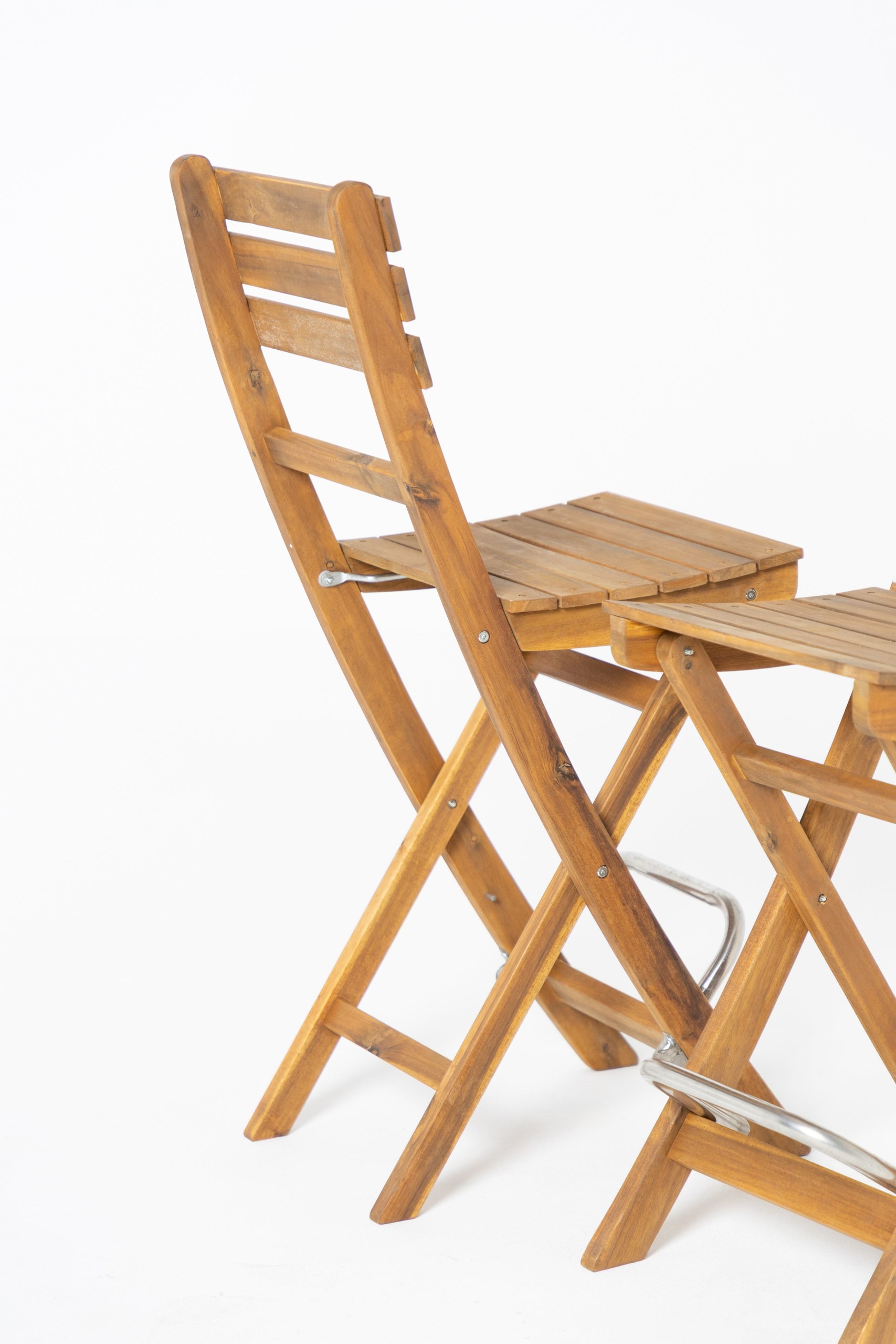 Ravo Golden Teak Bar Chair (Pack of 2) - Image 11