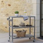 Alaric Dusk Grey Kitchen Trolley