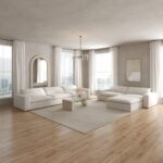 Orvella Off White 3 Seater Sofa