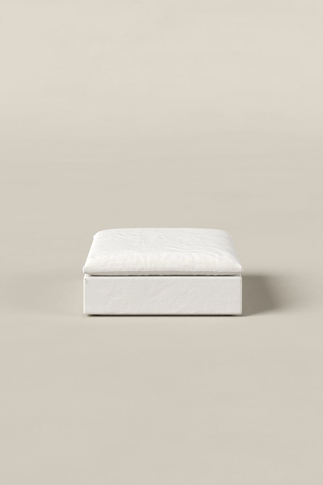 Orvella Off White Ottoman