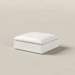 Orvella Off White Ottoman