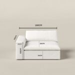 Orvella Off White Corner and Arm Module
