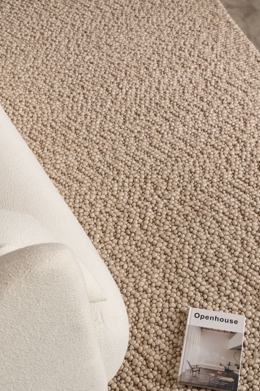 Velin Boucle Inspired Light Beige Rug - Image 2