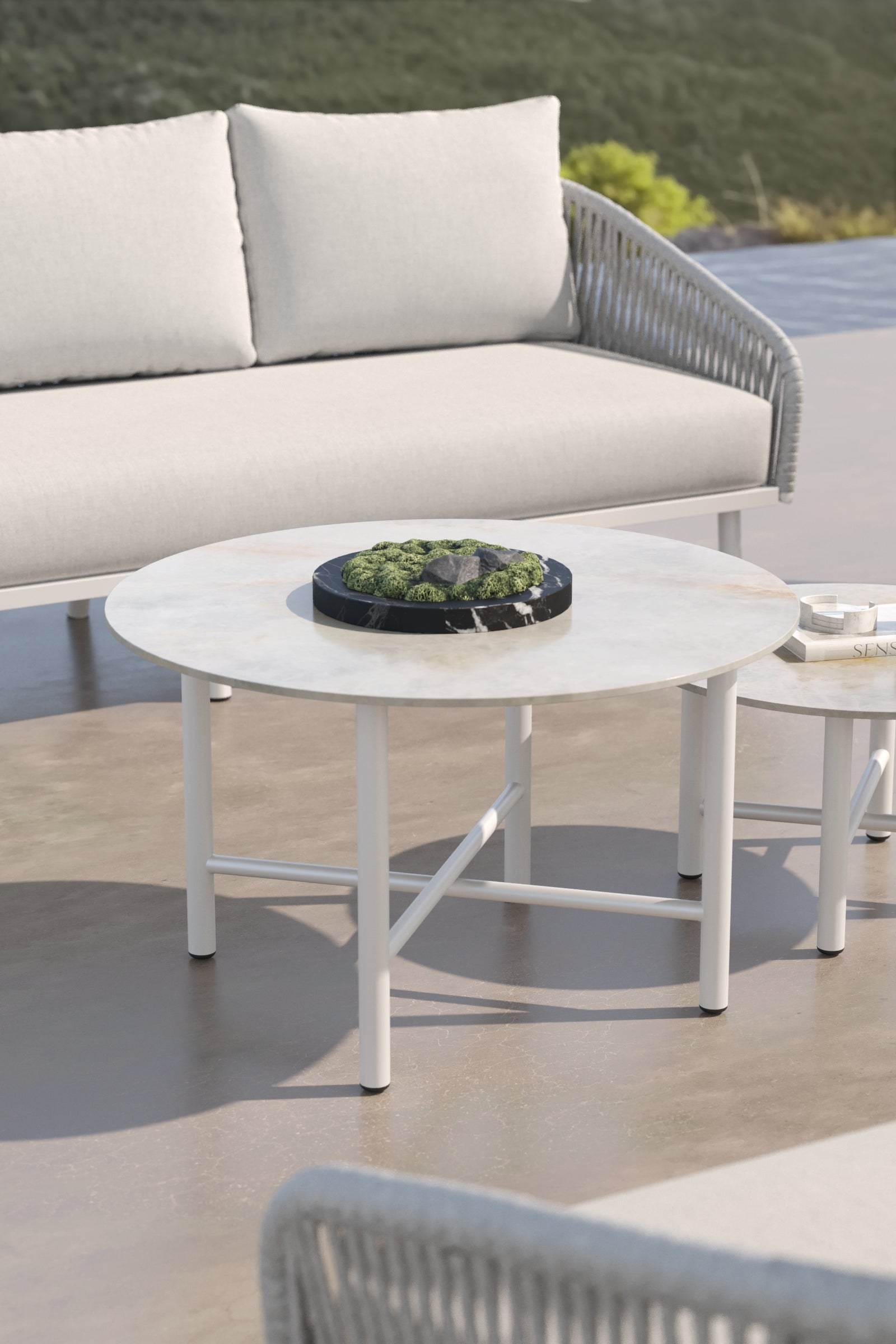 Serenza Ash White Outdoor Lounge Set - Image 5