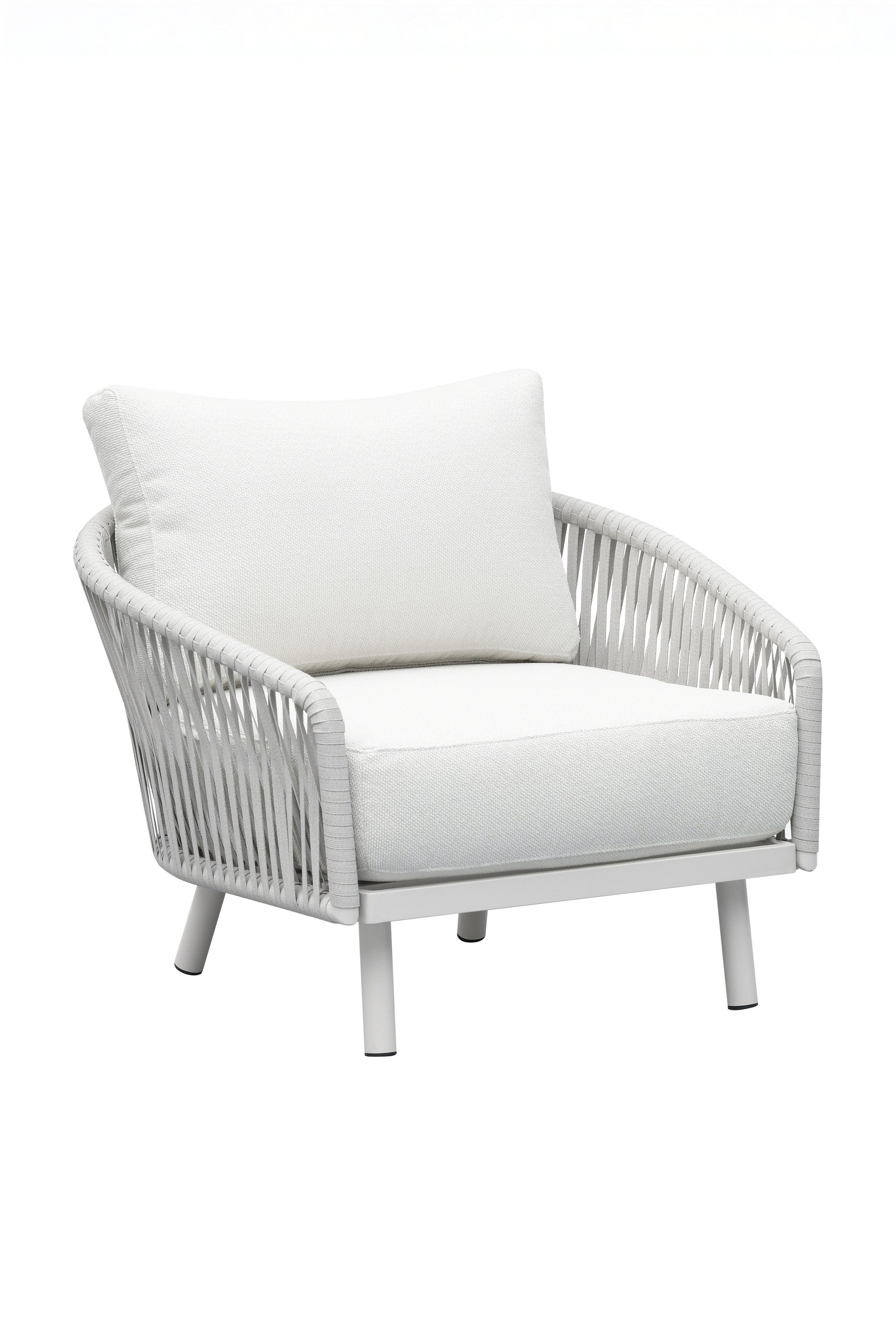Serenza Ash White Outdoor Lounge Set - Image 7