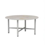 Serenza Ash White Lounge Chair & Table Outdoor Set