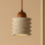 Ripple Travertine Pendant Lamp