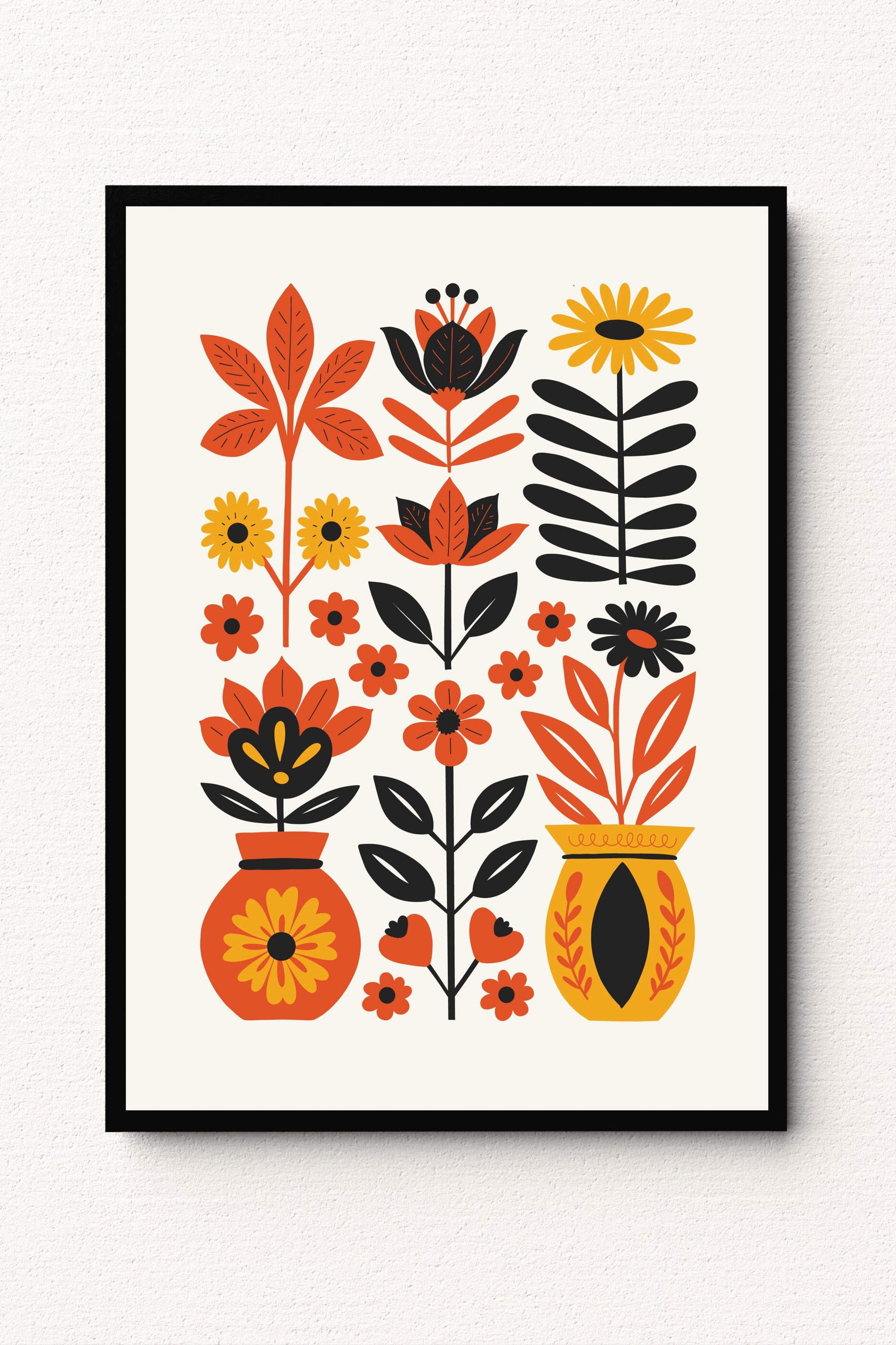 Sunset Florals Wall Art