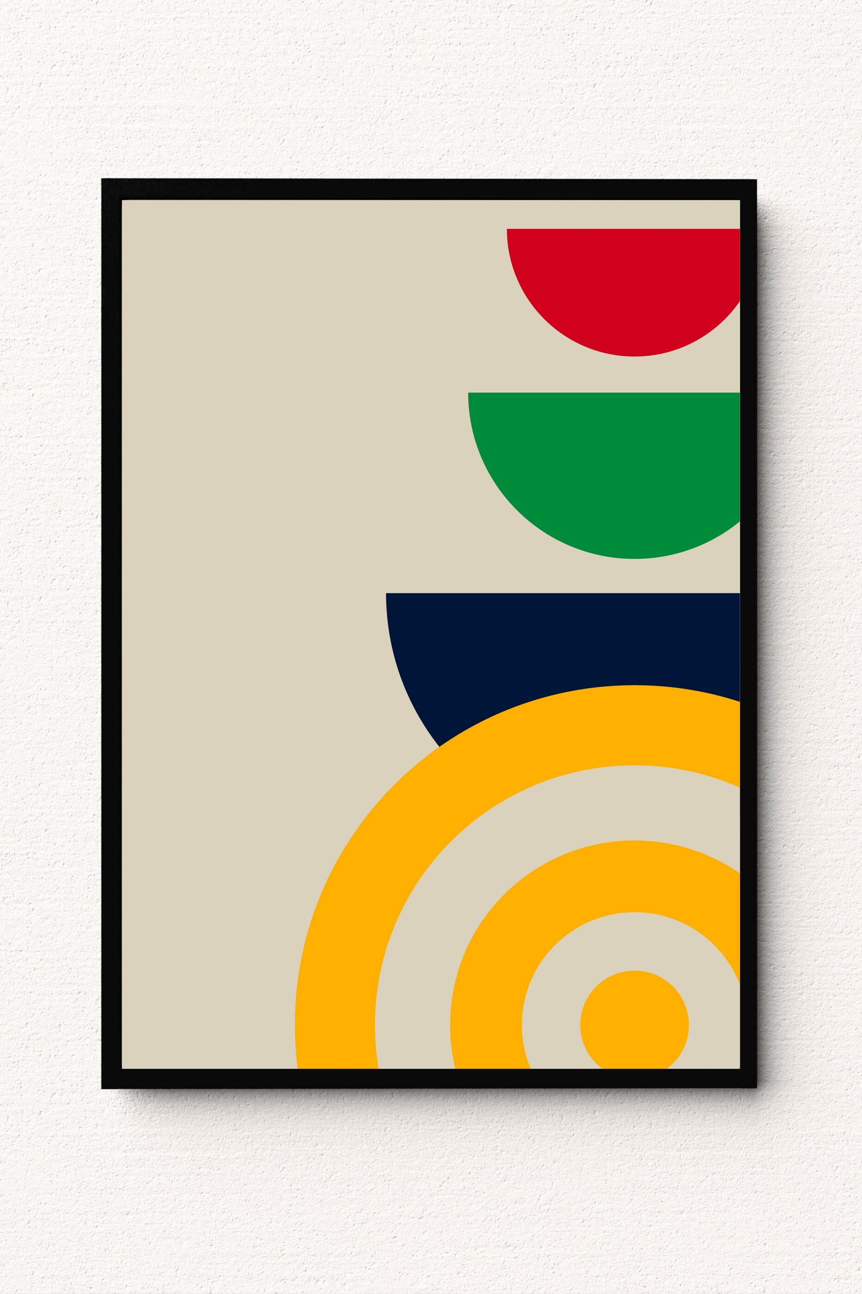 Shapes in Motion Wall Art