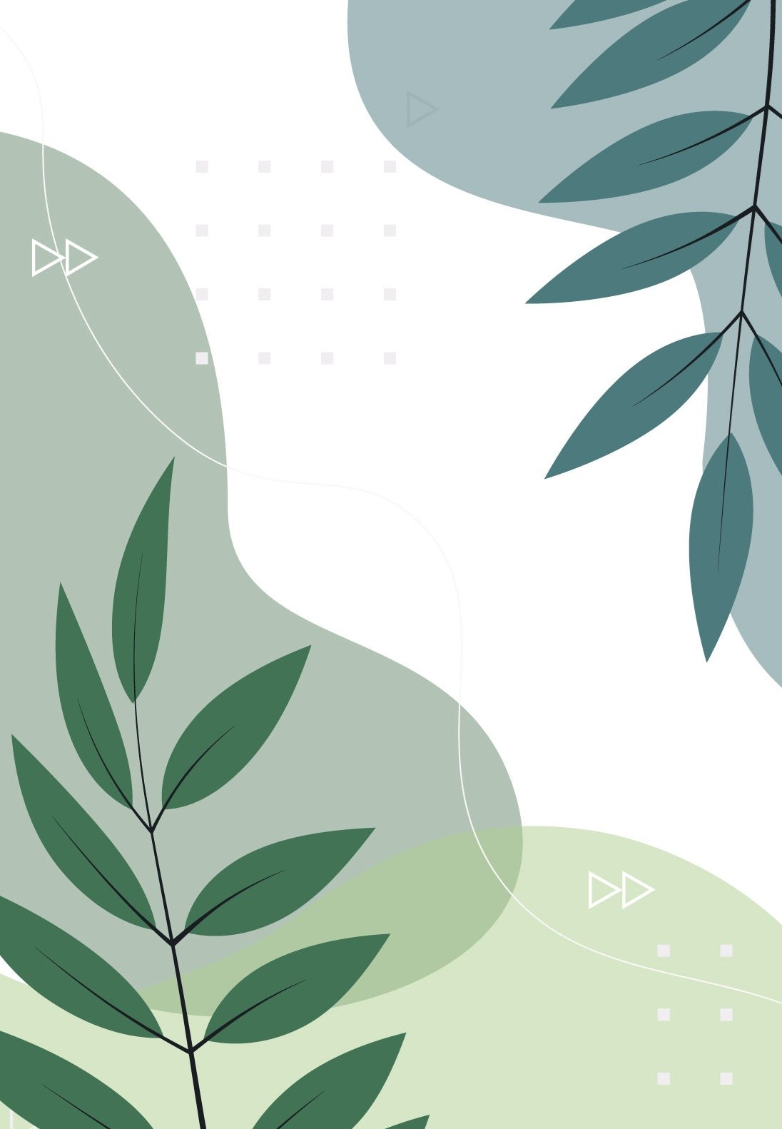 Tranquil Leaves Wall Art - Image 2