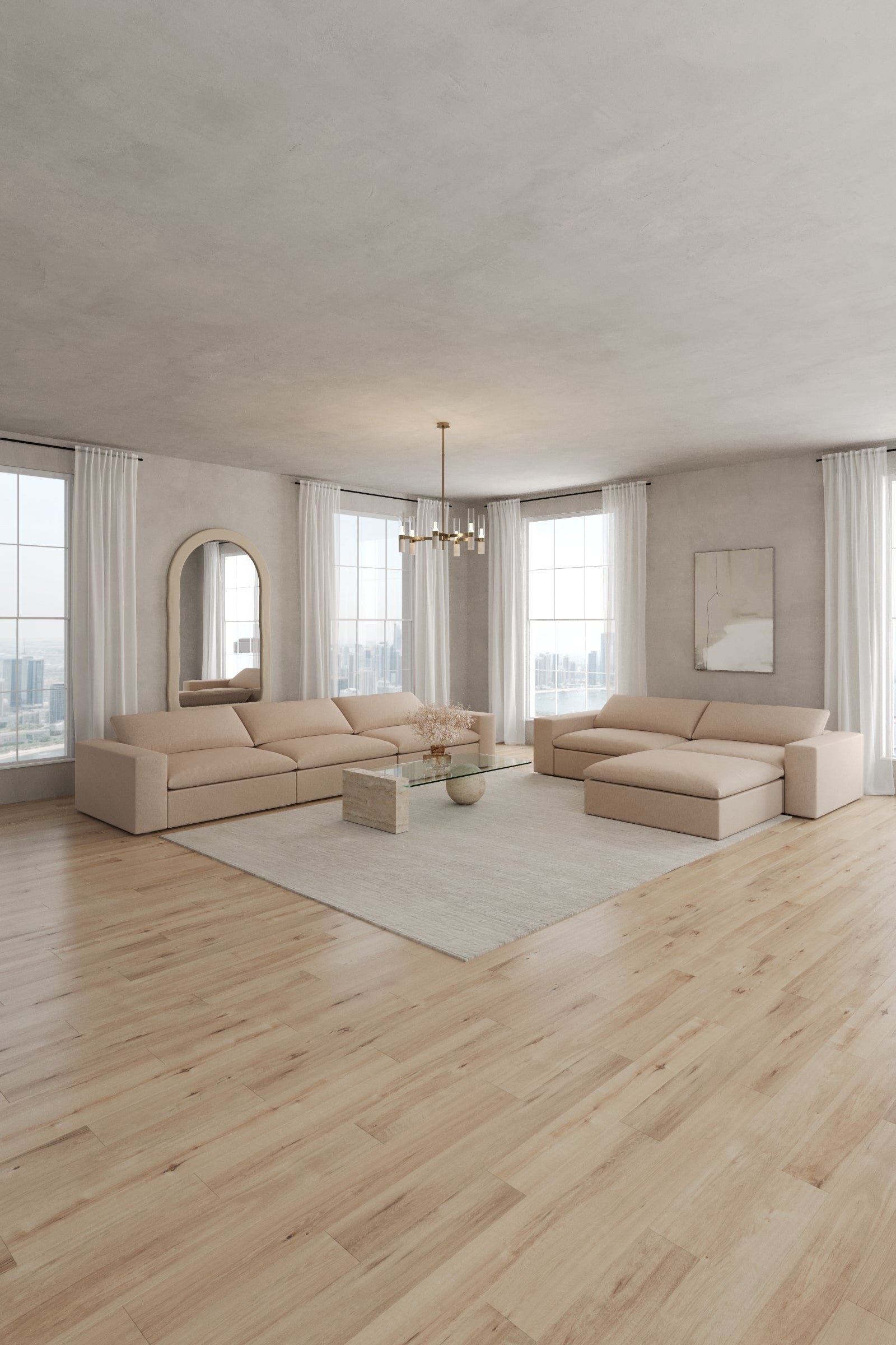 Orvella Pink Orchid 3 Seater Sofa - Image 3