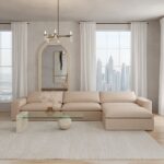 Orvella Pink Orchid Modular 3 Seater Sofa with Ottoman