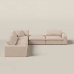 Orvella Pink Orchid Modular 4 Seater Sofa with Corner Module