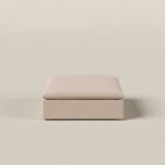 Orvella Pink Orchid Ottoman