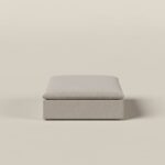 Orvella Champagne Beige Ottoman