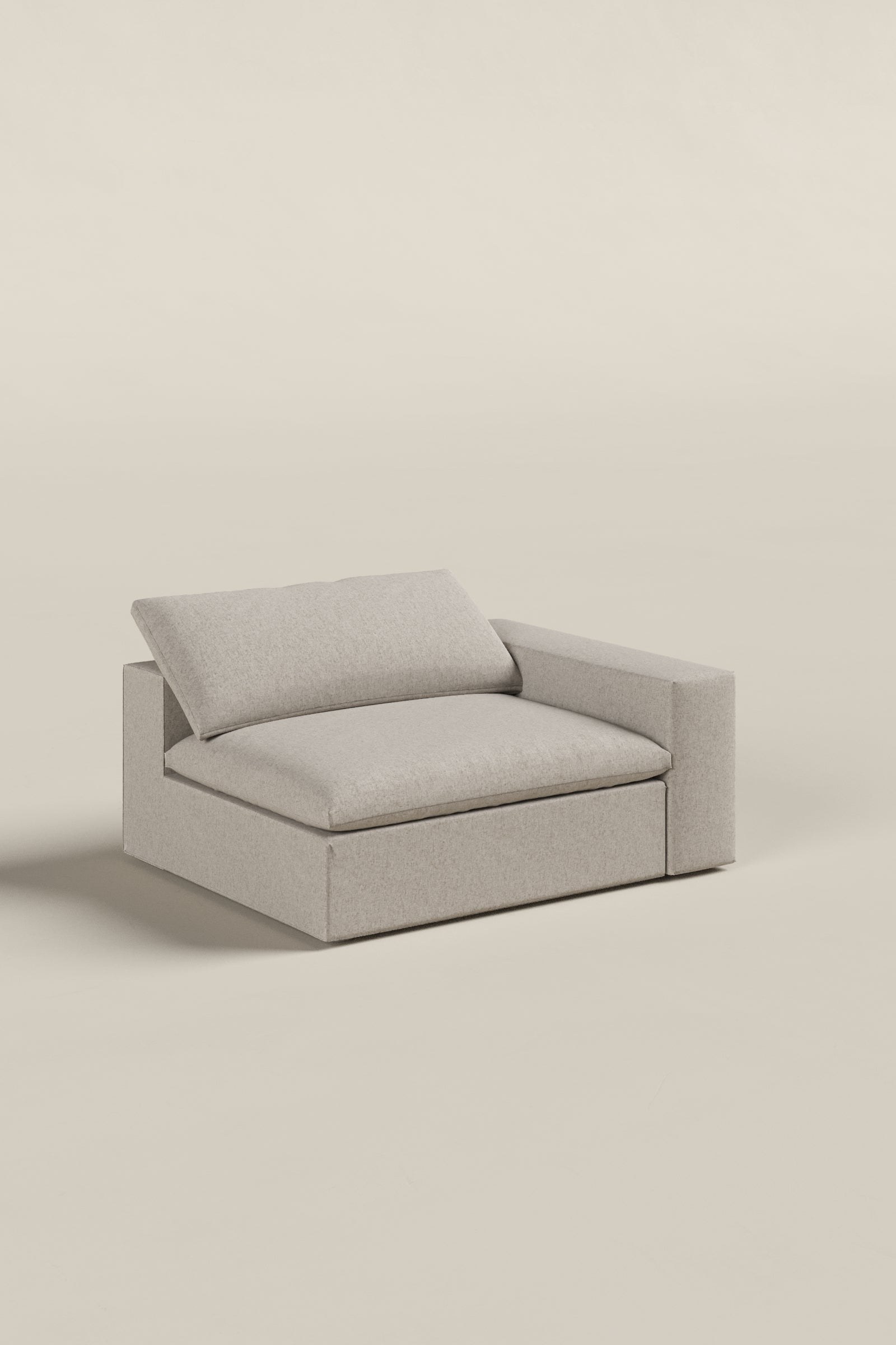 Orvella Champagne Beige Corner and Arm Module