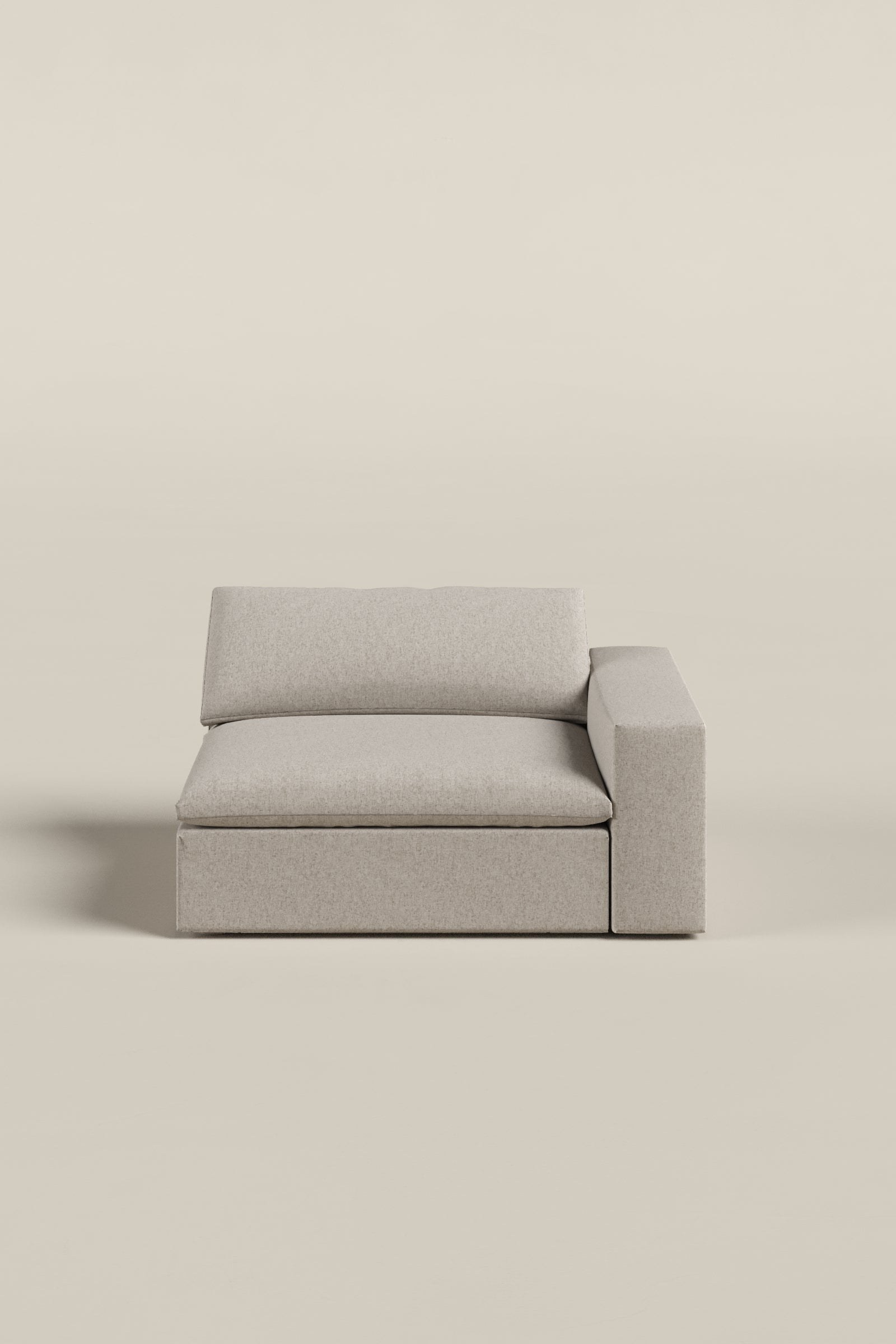 Orvella Champagne Beige Corner and Arm Module - Image 2