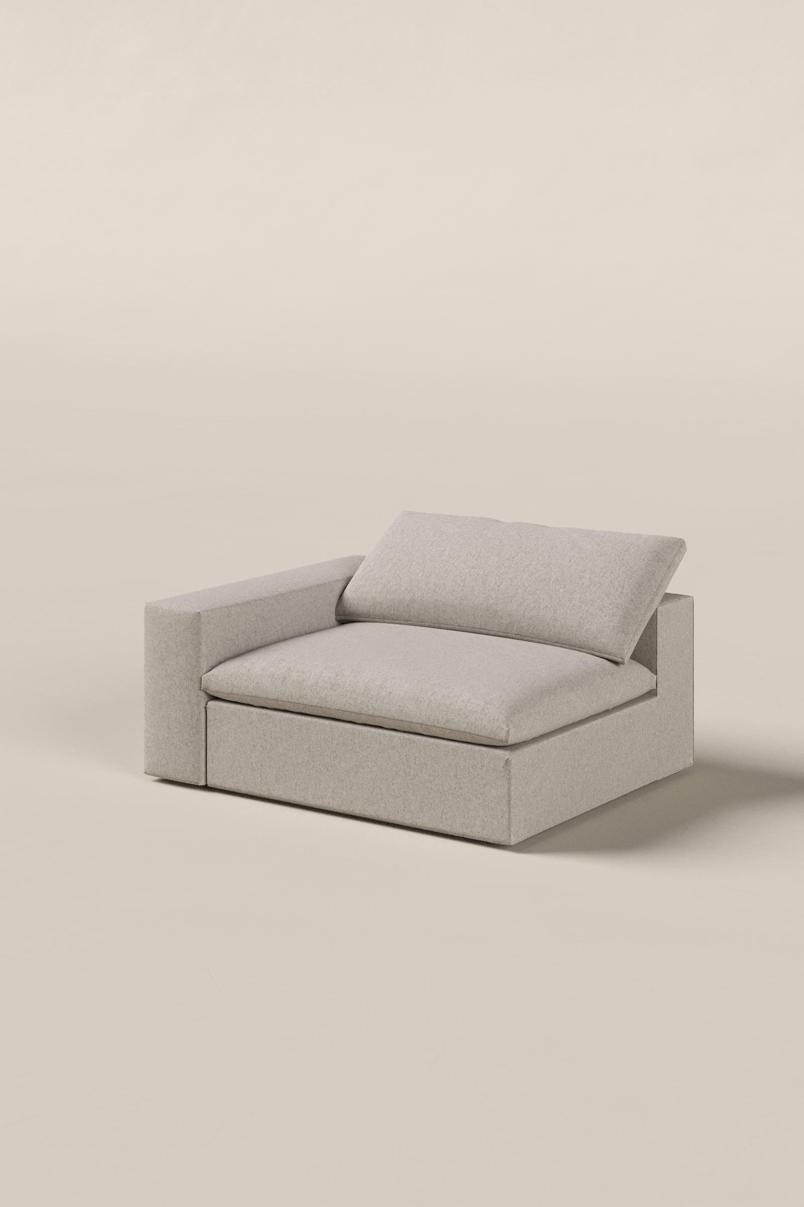 Orvella Champagne Beige Corner and Arm Module - Image 3