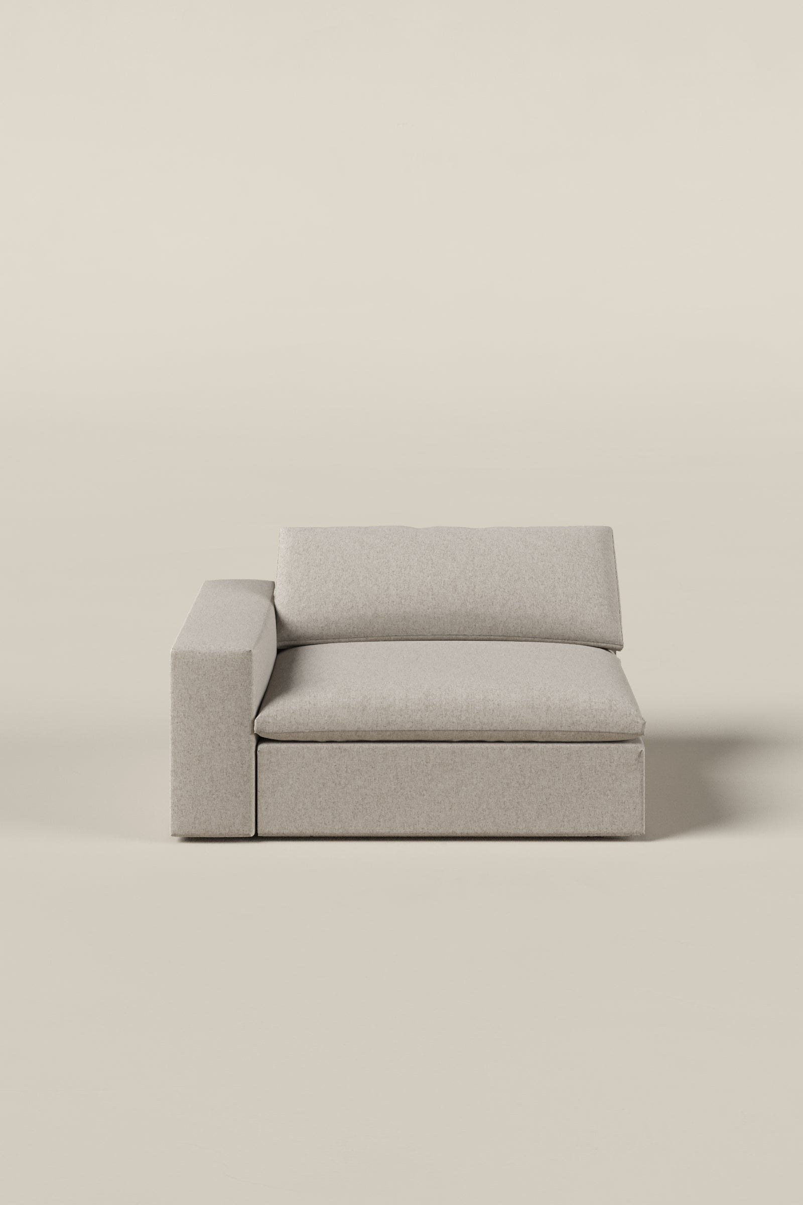 Orvella Champagne Beige Corner and Arm Module - Image 4