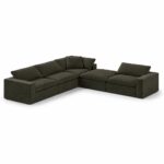 Orvella Olive Wood Modular 4 Seater Sofa with Corner Module